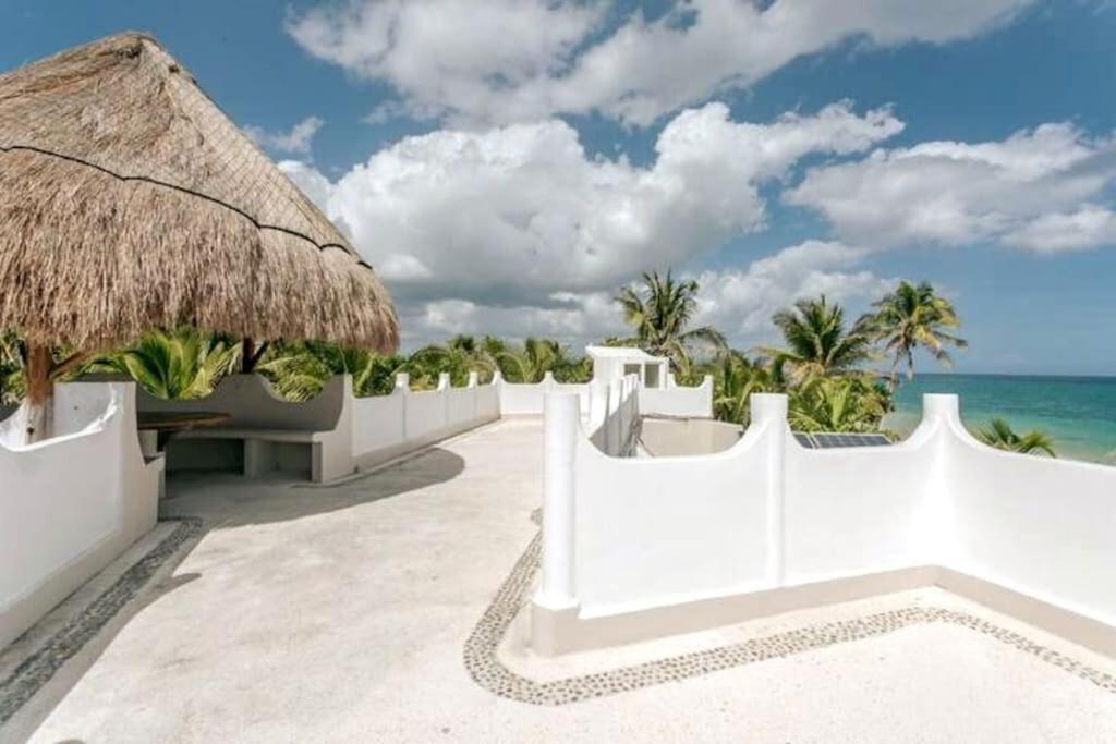 Luxury 5-Br Beachfront Home In Tulum Casa Sofia Gato Exterior photo