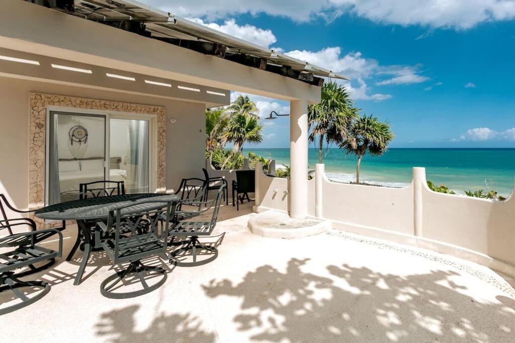 Luxury 5-Br Beachfront Home In Tulum Casa Sofia Gato Exterior photo