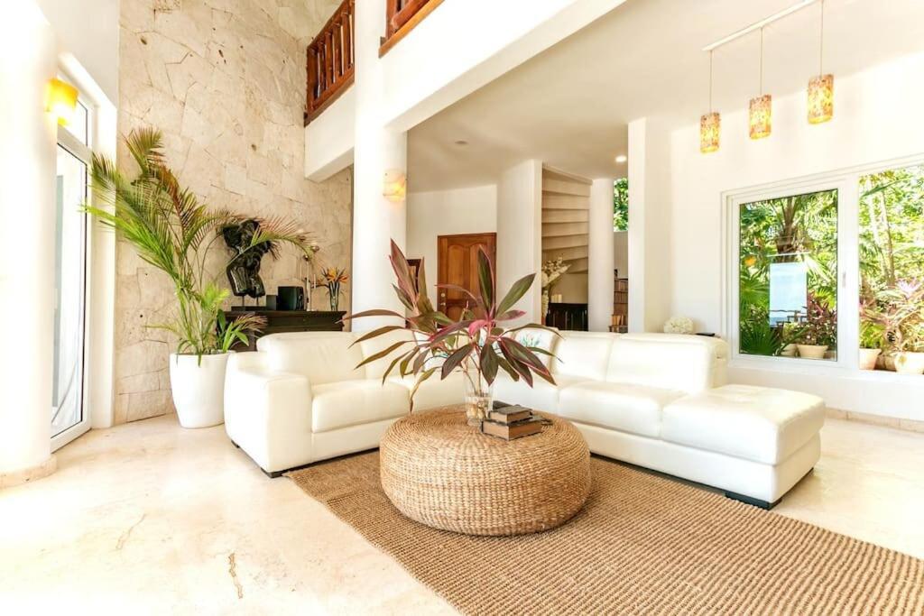 Luxury 5-Br Beachfront Home In Tulum Casa Sofia Gato Exterior photo
